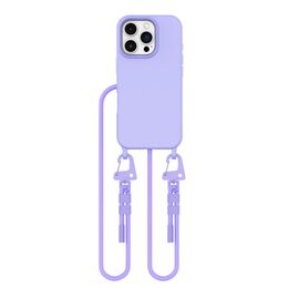 Tech-Protect MagNecklace MagSafe Case with Lanyard for iPhone 16 Pro - Purple - Apple Cases - Cases - Techbox