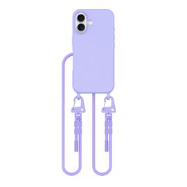 Tech-Protect MagNecklace MagSafe Case with Lanyard for iPhone 16 - Purple - Apple Cases - Cases - Techbox