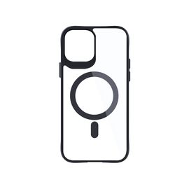 3mk Satin Armor MagCase with MagSafe for iPhone 12 Pro Max - Clear with Black Frame