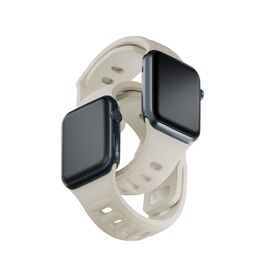 3mk Silicone Watch Strap for Apple Watch 38/40/41 mm - white - Accessories - Smartwatches & Accessories - Techbox