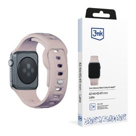 3mk Silicone Watch Strap for Apple Watch 42 / 44 / 45 / 49 mm - beige - Accessories - Smartwatches & Accessories - Techbox