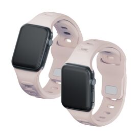 3mk Silicone Watch Strap for Apple Watch 42 / 44 / 45 / 49 mm - beige - Accessories - Smartwatches & Accessories - Techbox