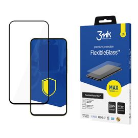 Tempered glass 3mk FlexibleGlass Max Black for Samsung Galaxy A35 5G | Techbox
