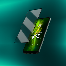 Tempered glass 3mk HardGlass Max Lite Black for Motorola Moto G55 5G | Techbox