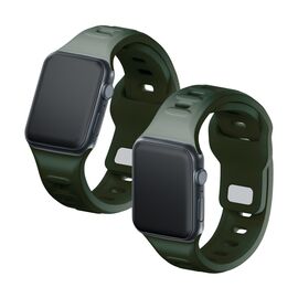 3mk Silicone Watch Strap for Apple Watch 42 / 44 / 45 / 49 mm - green - Accessories - Smartwatches & Accessories - Techbox