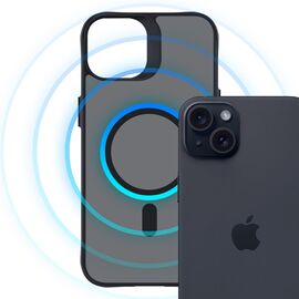 3mk Smoke MagCase with MagSafe for iPhone 15 - semi-transparent