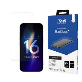 Tempered glass 3mk HardGlass for iPhone 16 Plus - Apple iPhone - Screen & Camera Protection - Techbox