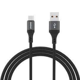 Dudao L3ST USB-A - USB-C 5A Cable 1.2m Braided - Black - Cables & Adapters - Cables & Accessories - Techbox