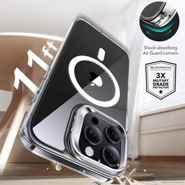 ESR Classic Hybrid Kickstand Halolock MagSafe Case Set with Stand + Tempered Glass for iPhone 16 Pro - Clear | Techbox