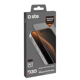 SBS D3O Tempered Glass with Frame for iPhone 14 Pro Max | Techbox