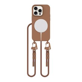 Tech-Protect MagNecklace MagSafe iPhone 14 Pro Case - Brown | Techbox