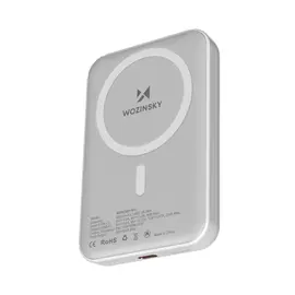 Wozinsky WRW349YWS 10,000 mAh Magnetic Power Bank - White | Techbox