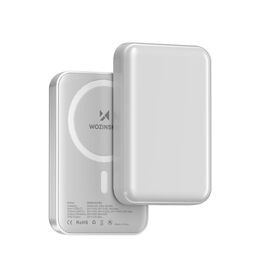 Wozinsky WRW349YWS 10,000 mAh Magnetic Power Bank - White - Powerbanks - Smartphone Chargers - Techbox