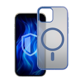 3mk Frosty MagCase Blue Case for Apple iPhone 15 Plus - blue - Uncategorized Cases (2) - Cases - Techbox