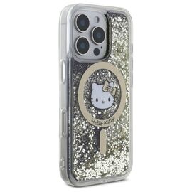 Hello Kitty Liquid Glitter Fever MagSafe iPhone 16 Pro Case - Gold | Techbox
