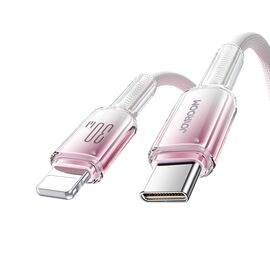 Joyroom S-A42 Crystal-Clear Series 30W USB-C - Lightning cable 1.2m - white - Cables & Adapters - Cables & Accessories - Techbox