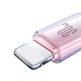 Joyroom S-A42 Crystal-Clear Series 30W USB-C - Lightning cable 1.2m - white - Cables & Adapters - Cables & Accessories - Techbox