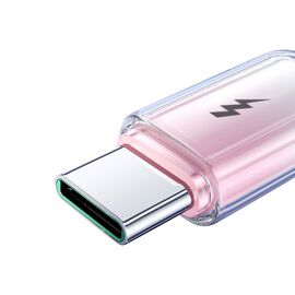 Joyroom S-A42 Crystal-Clear Series 3A USB-A - USB-C cable 1.2m - white - Cables & Adapters - Cables & Accessories - Techbox