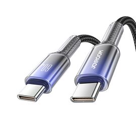 Joyroom S-A42 Crystal-Clear Series 60W USB-C - USB-C cable 1.2m - black - Cables & Adapters - Cables & Accessories - Techbox