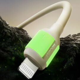 Joyroom S-A53 3A USB-A - Lightning Cable with Fluorescent Tip 1.2m - Beige | Techbox
