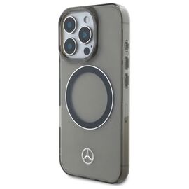 Mercedes Silver Ring MagSafe iPhone 16 Pro Max Case - Black | Techbox
