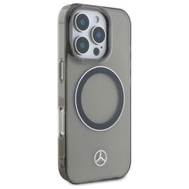 Mercedes Silver Ring MagSafe iPhone 16 Pro Max Case - Black | Techbox