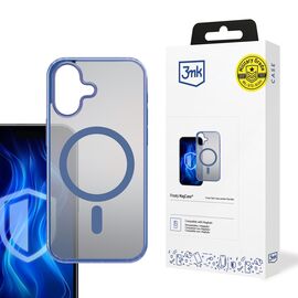 3mk Frosty MagCase Blue Case for Apple iPhone 16 - blue | Techbox