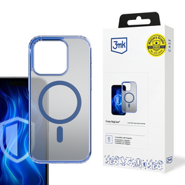 3mk Frosty MagCase Blue Case for Apple iPhone 16 Pro - Transparent - Apple Cases - Cases - Techbox