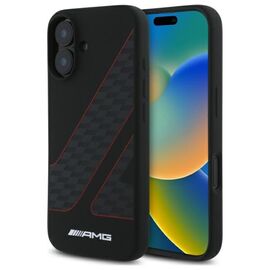 AMG Checkered Flag Pattern MagSafe iPhone 16 Case - Black | Techbox