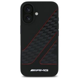 AMG Checkered Flag Pattern MagSafe iPhone 16 Case - Black | Techbox