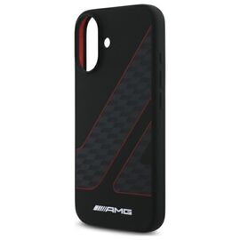 AMG Checkered Flag Pattern MagSafe iPhone 16 Case - Black | Techbox