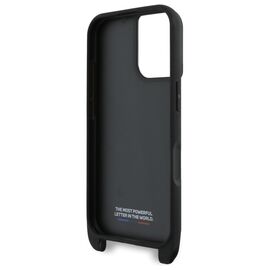 BMW BMHCP16M23PSCCK iPhone 16 Plus 6.7" black/black hardcase M Edition Carbon Stripe &amp; Strap - Apple Cases - Cases - Techbox