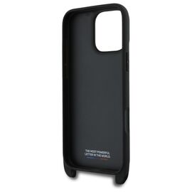 BMW BMHCP16X23PSCCK iPhone 16 Pro Max 6.9" black/black hardcase M Edition Carbon Stripe &amp; Strap - Apple Cases - Cases - Techbox