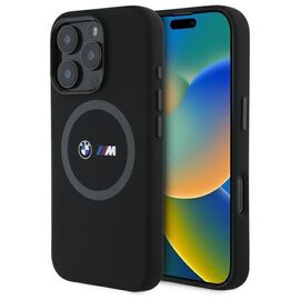 BMW M Silicone Printed Ring MagSafe Case for iPhone 16 Pro Max - Black | Techbox