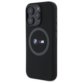 BMW M Silicone Printed Ring MagSafe Case for iPhone 16 Pro Max - Black | Techbox