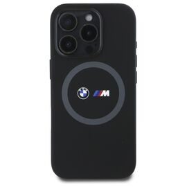 BMW M Silicone Printed Ring MagSafe Case for iPhone 16 Pro Max - Black | Techbox