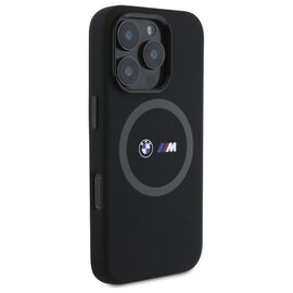 BMW M Silicone Printed Ring MagSafe Case for iPhone 16 Pro Max - Black | Techbox