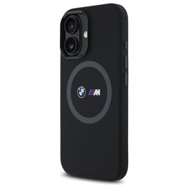 BMW M Silicone Printed Ring MagSafe iPhone 16 Case - Black | Techbox