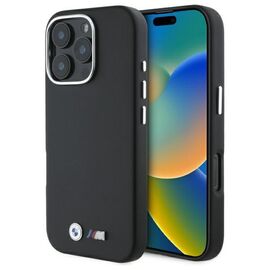 BMW M Smooth Full Wrapped Metal MagSafe Case for iPhone 16 Pro Max - Black | Techbox
