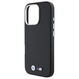 BMW M Smooth Full Wrapped Metal MagSafe Case for iPhone 16 Pro Max - Black | Techbox