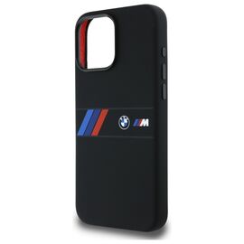 BMW Silicone Middle Stripe MagSafe Case for iPhone 16 Pro Max - Black | Techbox