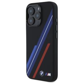 BMW BMHMP16X23SSPK iPhone 16 Pro Max 6.9" black/black hardcase Silicone Random Lines MagSafe - Apple Cases - Cases - Techbox
