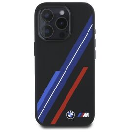 BMW BMHMP16X23SSPK iPhone 16 Pro Max 6.9" black/black hardcase Silicone Random Lines MagSafe - Apple Cases - Cases - Techbox