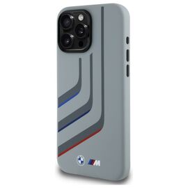 BMW BMHMP16X23SLIG iPhone 16 Pro Max 6.9" gray/gray hardcase Silicone Turning Lines MagSafe - Apple Cases - Cases - Techbox