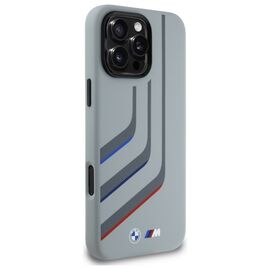 BMW BMHMP16X23SLIG iPhone 16 Pro Max 6.9" gray/gray hardcase Silicone Turning Lines MagSafe - Apple Cases - Cases - Techbox