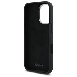 DKNY DKHCP16SSMCBSK iPhone 16 6.1" black/black hardcase Liquid Silicone Metal Logo - Apple Cases - Cases - Techbox