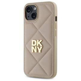 DKNY DKHCP14SPQDSLE iPhone 14 6.1" beige/beige Quilted Stack Logo - Uncategorized Cases (2) - Cases - Techbox
