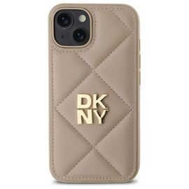 DKNY DKHCP14SPQDSLE iPhone 14 6.1" beige/beige Quilted Stack Logo - Uncategorized Cases (2) - Cases - Techbox