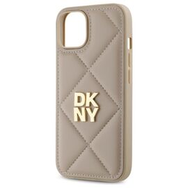 DKNY DKHCP14SPQDSLE iPhone 14 6.1" beige/beige Quilted Stack Logo - Uncategorized Cases (2) - Cases - Techbox
