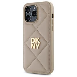 DKNY DKHCP14XPQDSLE iPhone 14 Pro Max 6.7" beige/beige Quilted Stack Logo - Uncategorized Cases (2) - Cases - Techbox